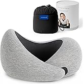 Ostrichpillow Go Neck Pillow, Travel Pillows for Airplanes, Premium Memory Foam Travel Pillow, 360º Ergonomic Design, Asymmet