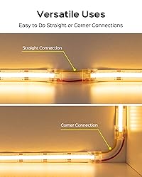 JACKYLED 10mm 0.39in Width Transparent Connector