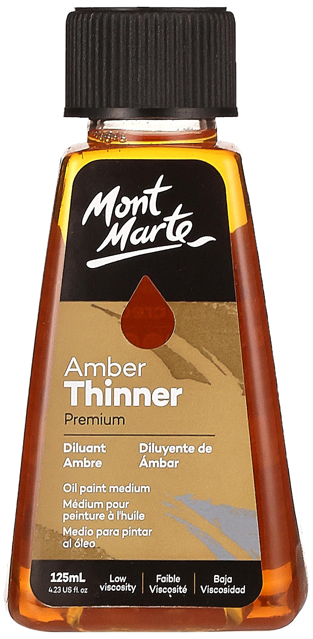 Mont Marte MOMD1210 Amber Thinner Natural - 125ml