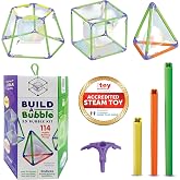 Build A Bubble Montessori 3D Bubble Maker Kit for Kids 8&amp;Up &ndash; Fun-Filled, Screen Free Toy - 57-Piece STEM Building Toys Kit&ndash; Indoor Educational STEAM Bubble Toys that Help Your Child's Development