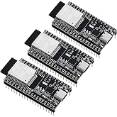 udevqal 3PCS ESP32-32D Development Board 38Pin ESP32 Board with 4MB Flash | 240MHz Dual Core Processor CP2102 Type-C Port for Arduino