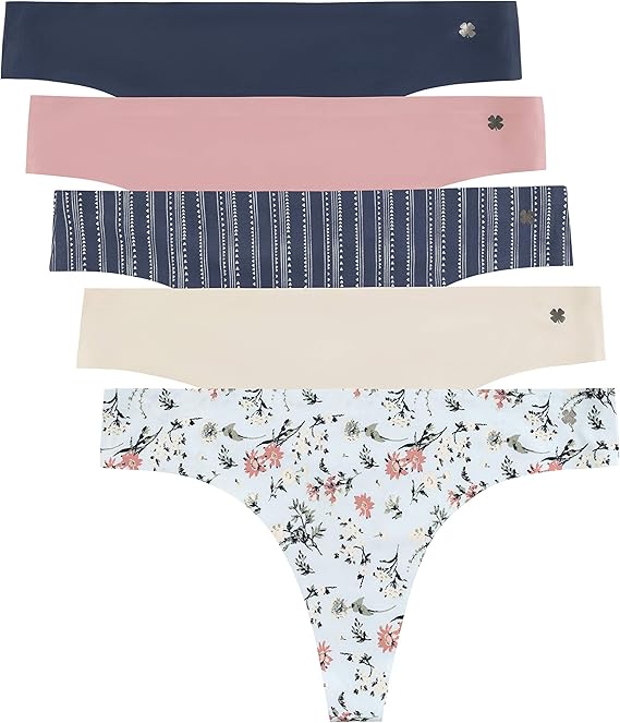 Lucky Brand Women's Microfiber Thong Panties Multi Pack Amazon.co.uk