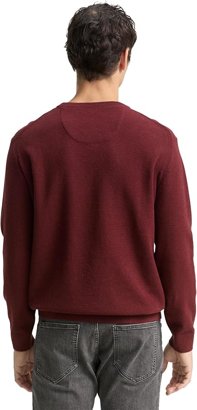 Suéter para Hombre, 39101 - Burdeos Melange, XL