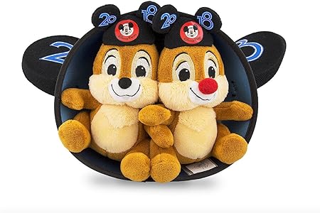 Amazon Walt Disney World 18 チップアンドデール ミッキーマウス 耳帽子とぬいぐるみセット ぬいぐるみ おもちゃ