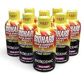 BioXgenic BIOHARD - 2 fl oz, Pack of 8 - Mixed Berry Flavor | Sex, Energy &amp; Pre-Workout Boost - Fast-Acting Formula - Erectile Stamina - 8 Total Servings