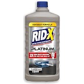 Rid-X Septic Tank Treatment Platinum, Liquid Formula, 3 Months' supply | Platinum liquid formula helps with x2 more waste reduction for less tank build up. Routine septic maintenance.
