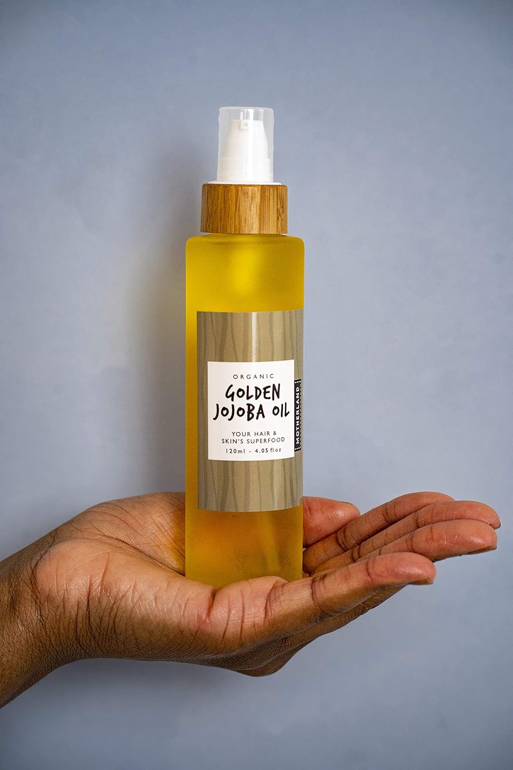Motherland Organics Jojoba Oil 120ML - Cold-Pressed for Skin Hair, Face, Nails, Beard Growth, Vitamin E Rich - Massage & Cuticle Oil - Image 4