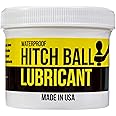 [1 Pack] 4oz Trailer Hitch Ball Lubricant - Grease to Reduce Friction and Wear on Tow Hitch Mount Balls, King Pins, etc. - Waterproof Lube Made in The USA