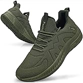 Feethit Mens Non Slip Walking Sneakers Lightweight Breathable Slip on Running Shoes Athletic Gym Tennis Shoes for Men