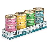 Weruva Cats in the Kitchen, Kitchen Cuties Variety Pack, Wet Cat Food, 3.2oz Can (Pack of 12)