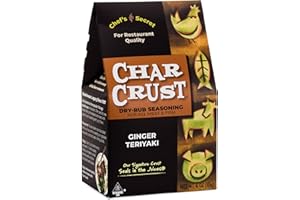 Char Crust Dry-Rub Seasoning, Ginger Teriyaki, 4-Ounce (Pack of 6)