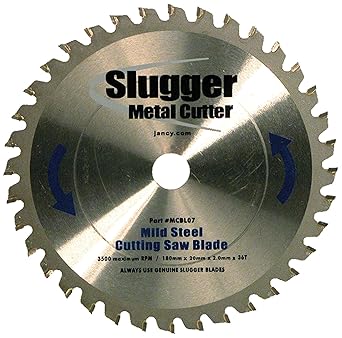 Jancy Slugger Mcbl07 Mild Steel Cutting Saw Blade 7 Diameter 36 Teeth Cutters Amazon Com Industrial Scientific