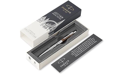 Parker 2025826 Jotter Kugelschreiber in Sonderedition, Bronze Gothic, mittlere Minenstärke, Geschenkverpackung, (0,7 mm), bla