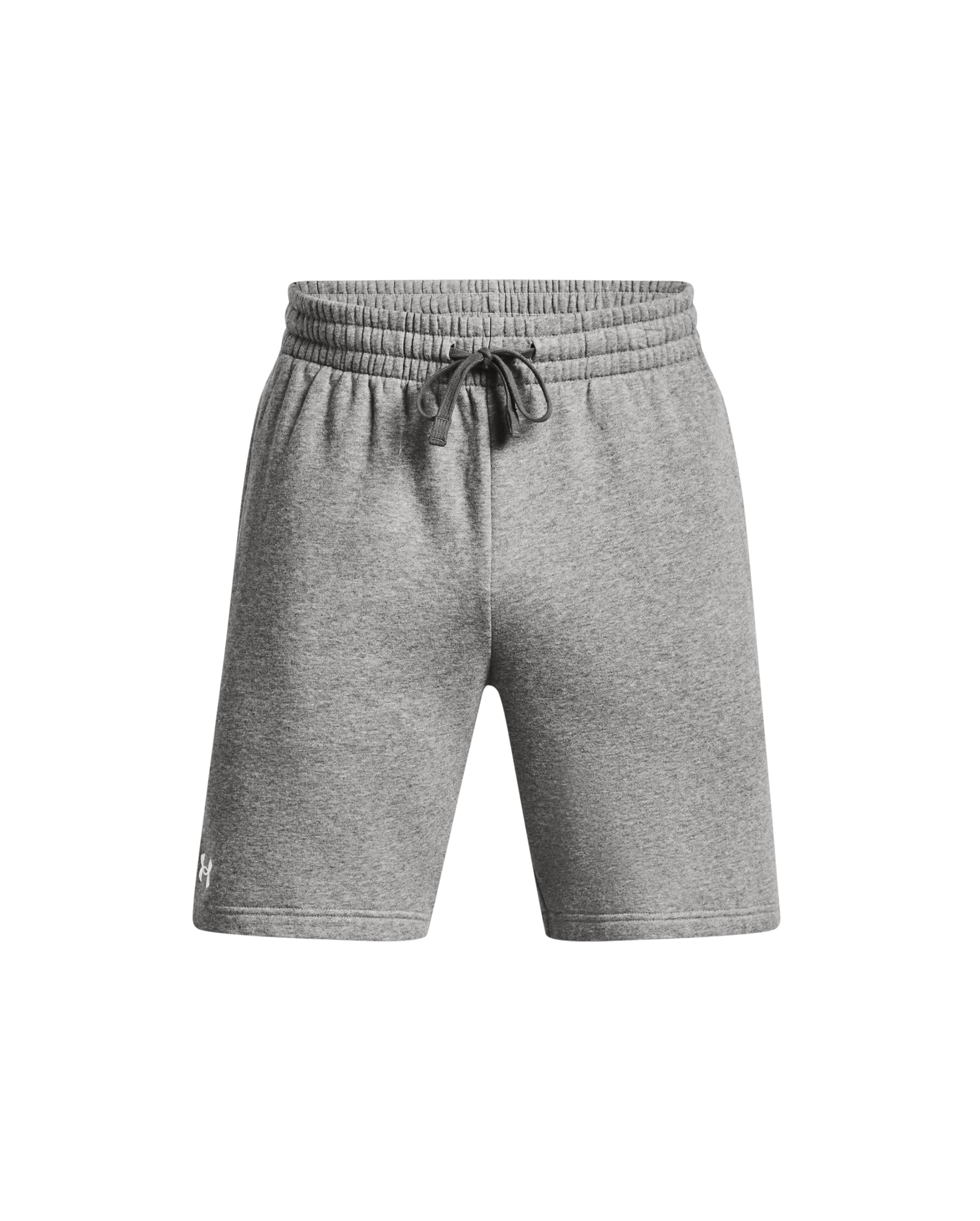 Under Armour Men’s Rival Fleece Shorts, (025) Castlerock Light Heather / / White, XX-Large