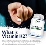 Nu U Nutrition Vitamin K2 MK7 200mcg 365 Tablets Vegan UK Made 1 Day view 8