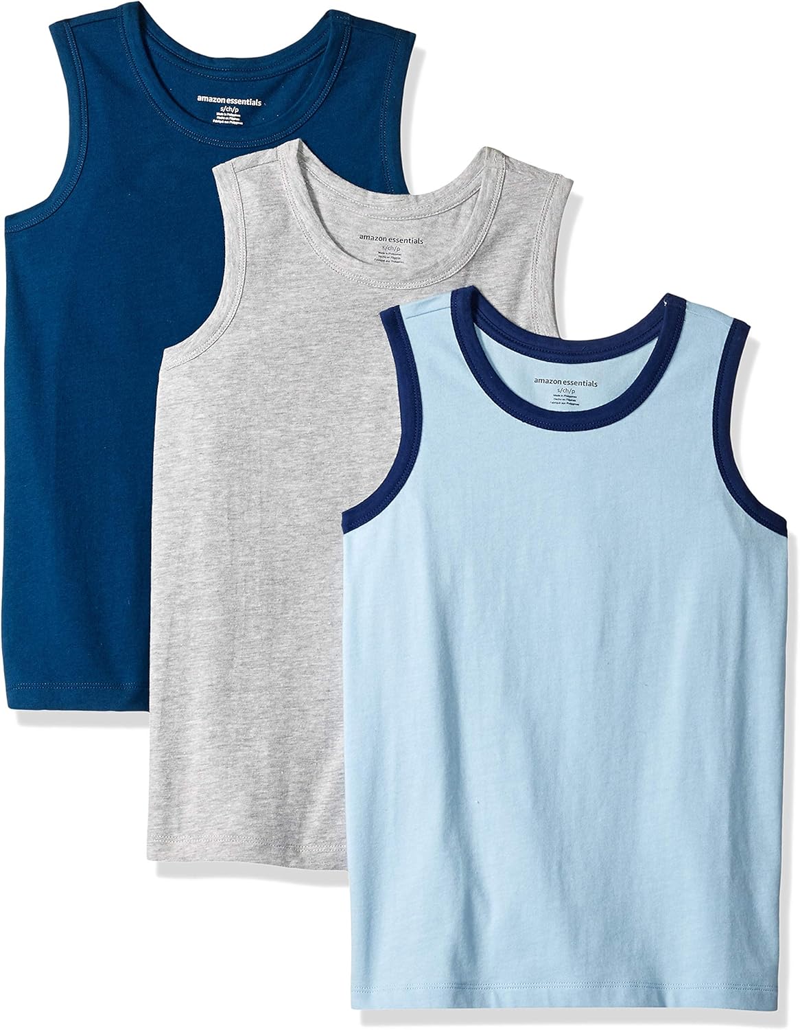 Amazon Essentials Boy's 3-Pack Tank Top