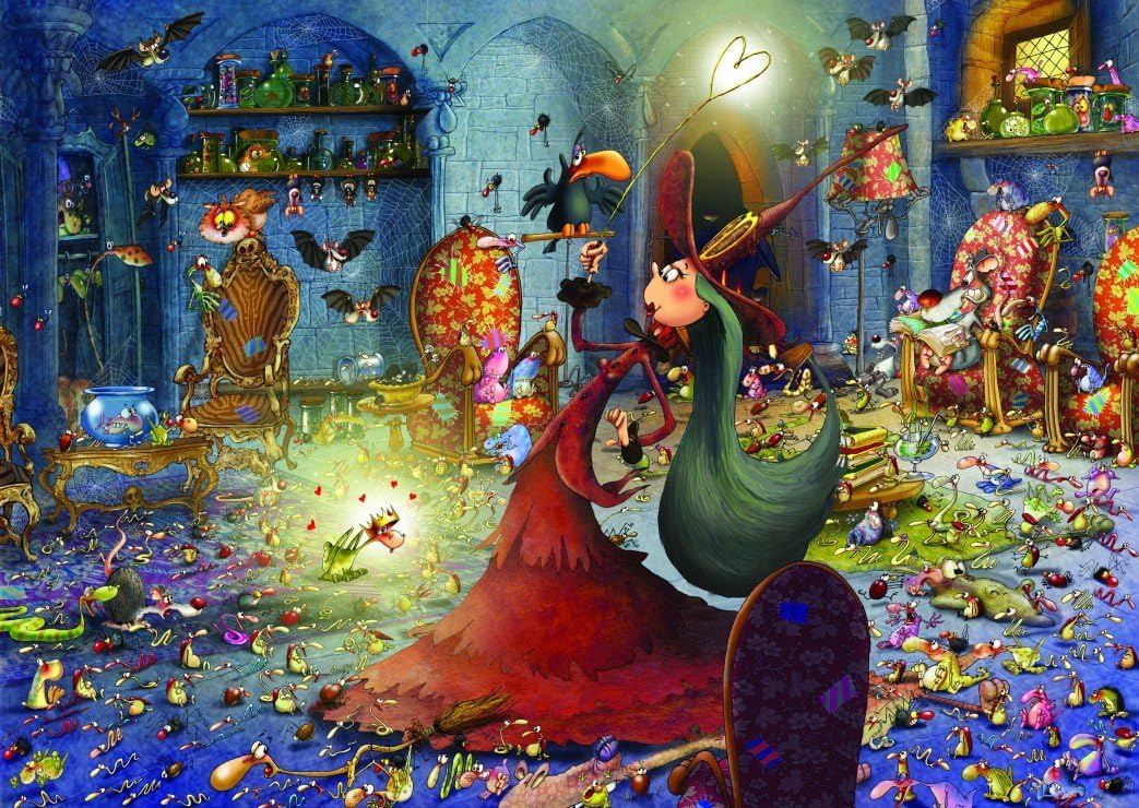 Grafika Jigsaw Puzzle 1000 Pieces Francois Ruyer Witch Amazon Co Uk Toys Games
