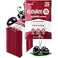 Elovate 15 Fast-Acting Glucose Packets - Quick Dissolving, Gluten-Free 15g of Glucose Powder for Sugar & Energy Dips - Oral Dextrose Powder for Kids & Adults, 25 Slimpaks, Black Cherry