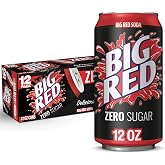 Big Red Zero Sugar Soda, 12 fl oz cans, 12 pack