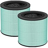 AS300 AS200 Replacement Filter Compatible with Airspark AS300 AS200 Air Purifiers, 3-in-1 H13 HEPA Filter High-Efficiency Carbon Filter Filtration 2-Pack
