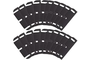 QUFA Door Hinge Shims for Interior Door Alignment, Easy Gap Filler to Fix Air Leaks, Sticking or Misaligned Doors, Trimmable 3.5 Inch Hinge Spacers 0.060 Inch Thick (20 Pack)