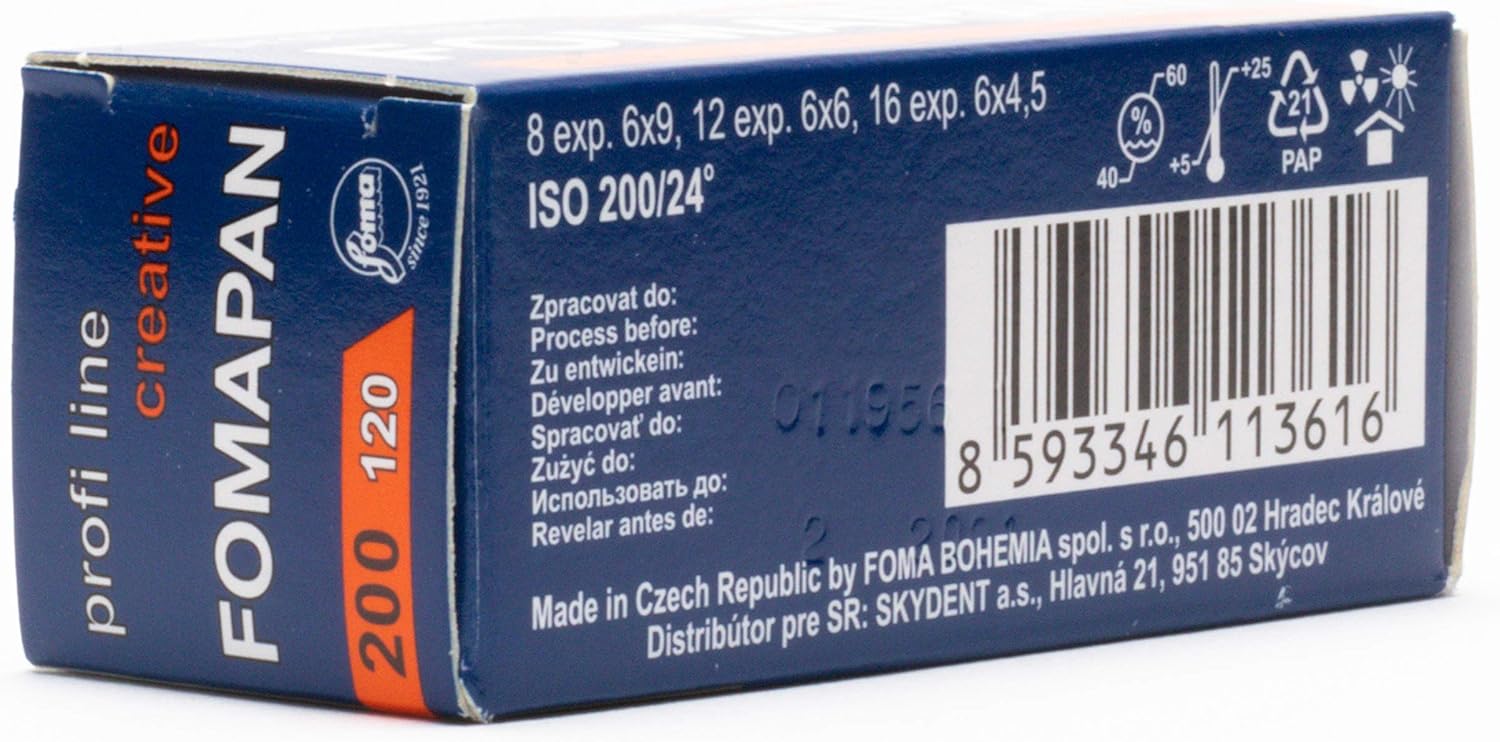 Fomapan 200 asa Black and White 120 Roll Film, 1 piece, Pack of 1 - Image 3