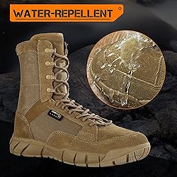 YEVHEV Men's 8 inch Tactical Boots Outdoor Casual
