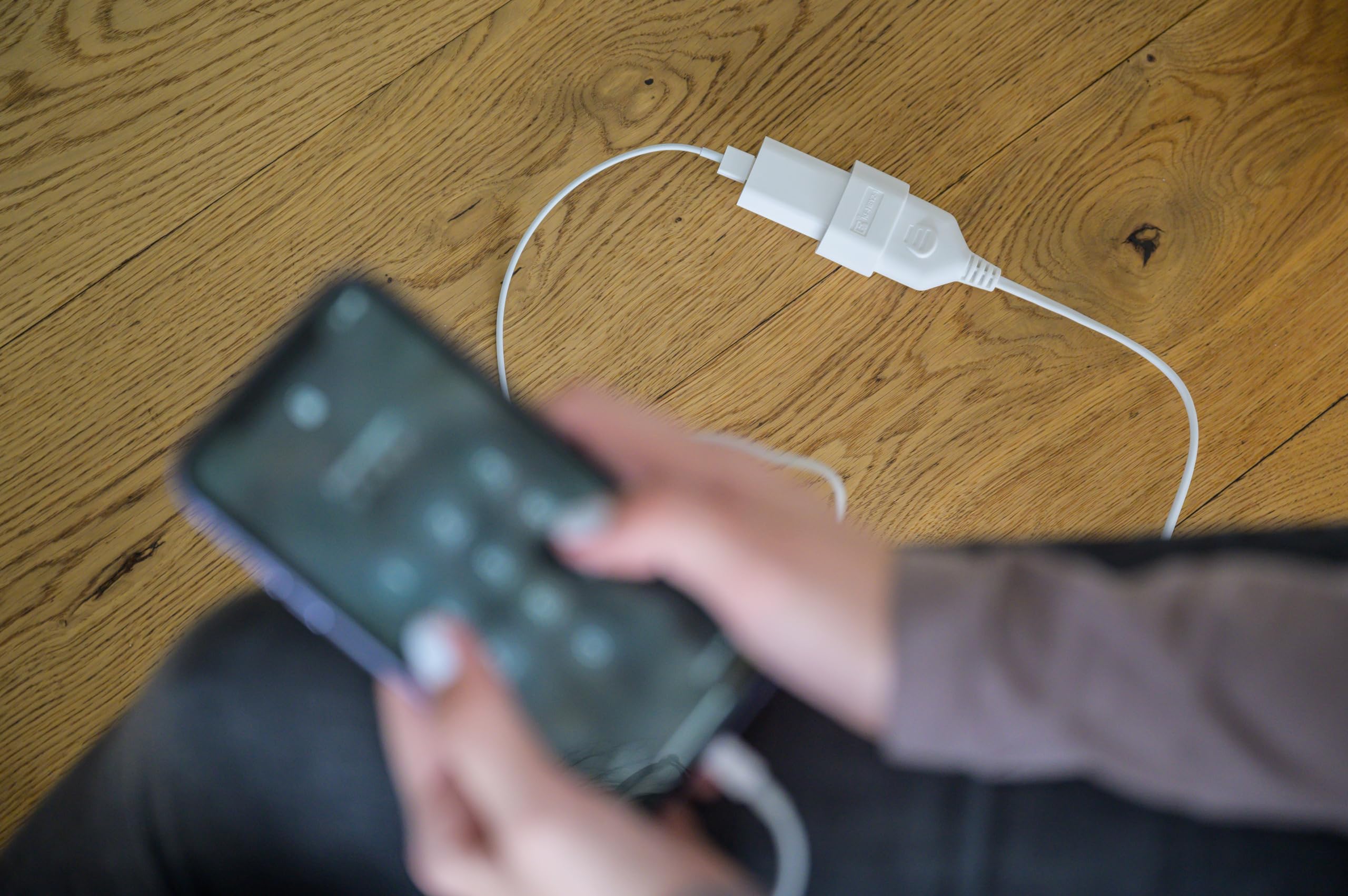 Brennenstuhl Kunststoff-Verlängerungskabel (Verlängerungskabel für den Innenbereich, 5m Kabel, mit Euro-Stecker und Kupplung) weiß 4