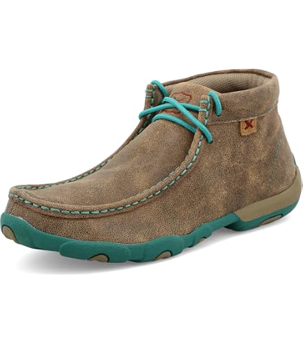 Twisted X Women's Original Chukka Driving Moc, Bomber/Bomber, 7.5