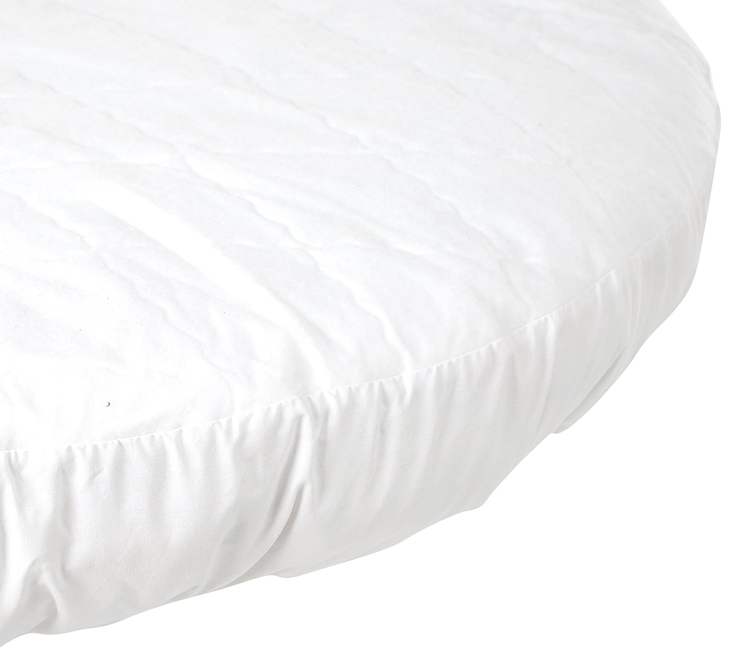 round crib mattress pad