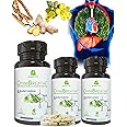 OmniBreathe for Lung Cleanse Detox Respiratory Wellness - Help Reduce Mucus & Cough for All Kinds of Smokers,Restore Fresh Deep Natural Breathe,Less Wake Up to Reach for Inhaler (Pack of 3 Bottles)