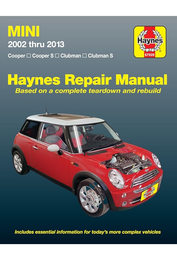 Mini Cooper Service Manual 2002, 2003, 2004, 2005, 2006: Mini