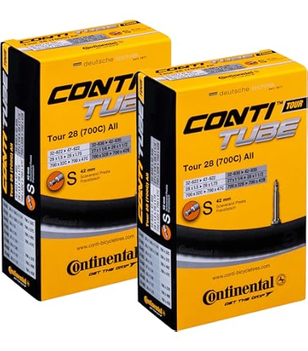 Lot De 2 Chambres à Air SCV 17 Clik Valve Compatible Avec Schwalbe 28