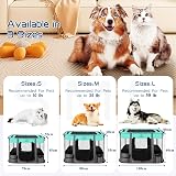 ROMANTIC BEAR Foldable Pet Playpen 100x80x60cm Portable Dog Cat Fence view 5