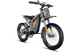 Arkveld Electric-Dirt-Bike for Adults with Peak-3000W Brushless Motor and 48V 32AH Battery Max 40MPH and 80Miles, Adult Electric-Mountain-E-Bike Motorcycle with Fat Tire for Snow, Sand and Commuting
