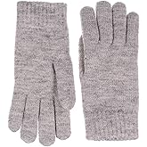 BSB Winter Women's Toasty Warm Plush Fleece Lined Knit Gloves (Dark Beige)