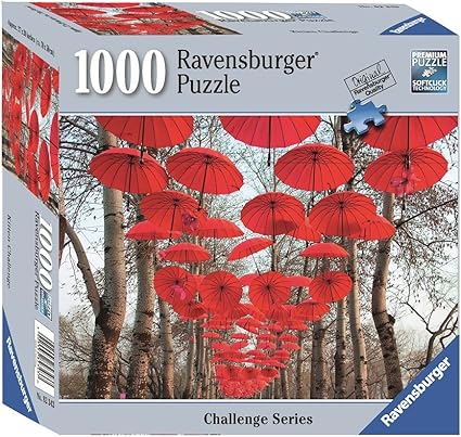 Ravensburger Red Umbrella Challenge 1000 Piece Puzzle