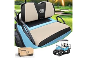 10L0L Elastic Golf Cart Seat Covers Perfect for Yamaha Club Car Precedent and Most Original Front Seat, Sandwich Material, A Perfect Balance of Warmth in Winter and Cooling in Summer
