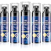 5% Minoxidil Spray for men & Women-5 pack，Infused with Biotin, Hair Regrowth for Men，Hair Loss Treatments for Women，Supports Thicker，Fuller Hair & Beard (17.5oz, 8 - Month Supply)