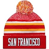 Beanie Hat Football Knit Hats Winter Cuffed Stylish Beanie Cap Sport Fans Fashion Toque Cap