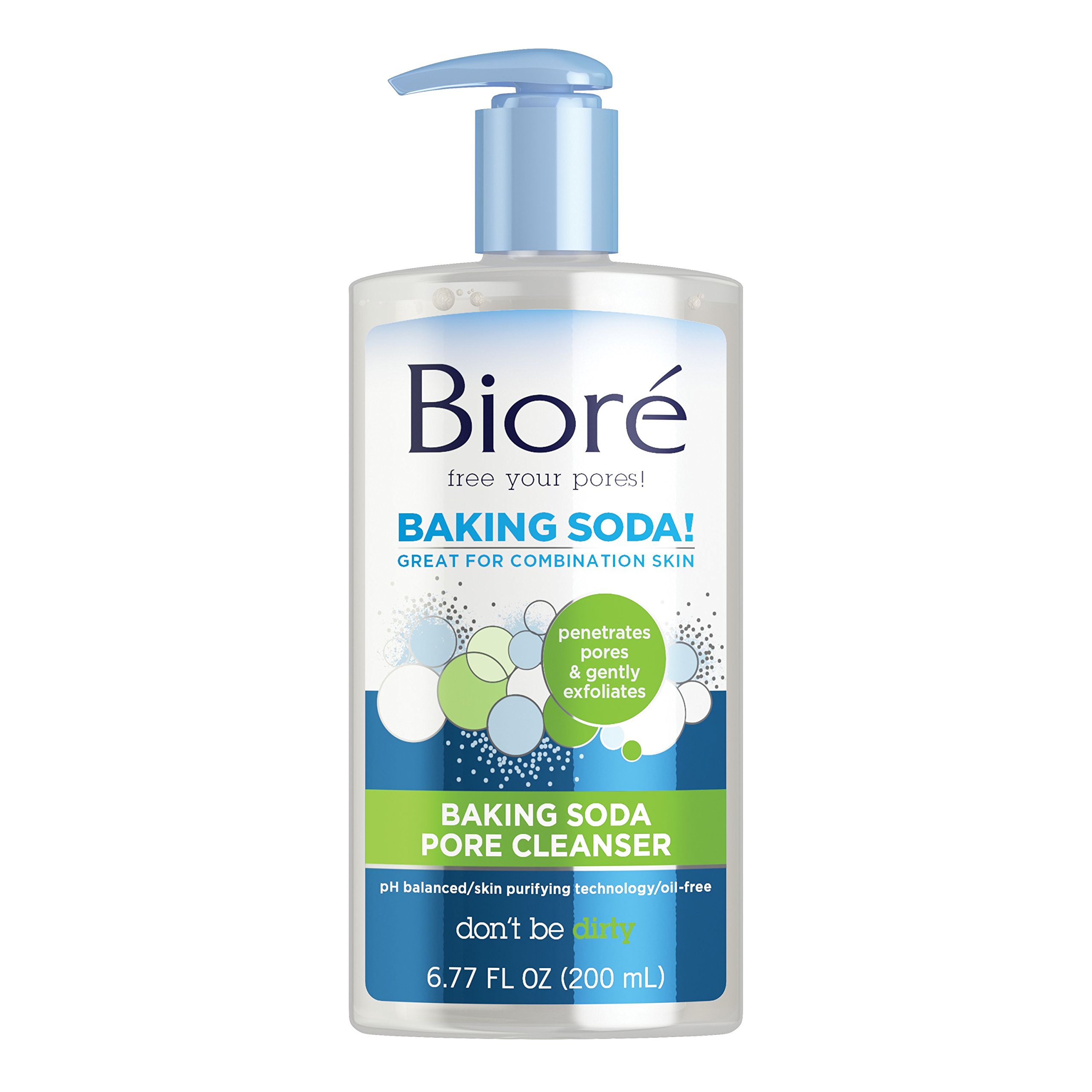 biore daily baking soda liquid cleanser for combination skin