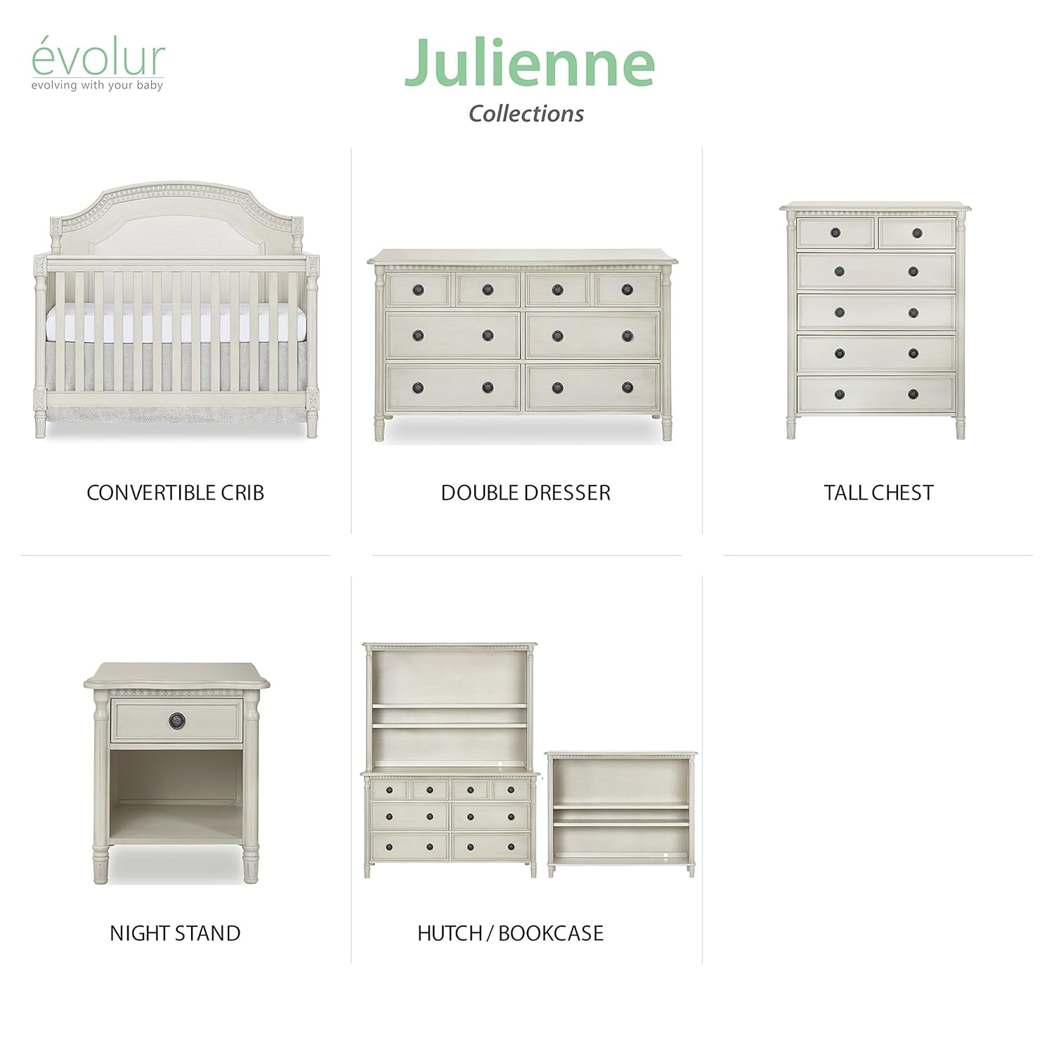 evolur madison crib set