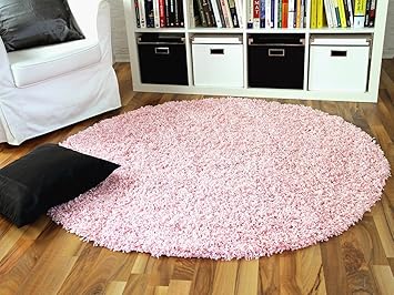 Aloha Tapis Shaggy à Poils Longs Gris 8 Tailles