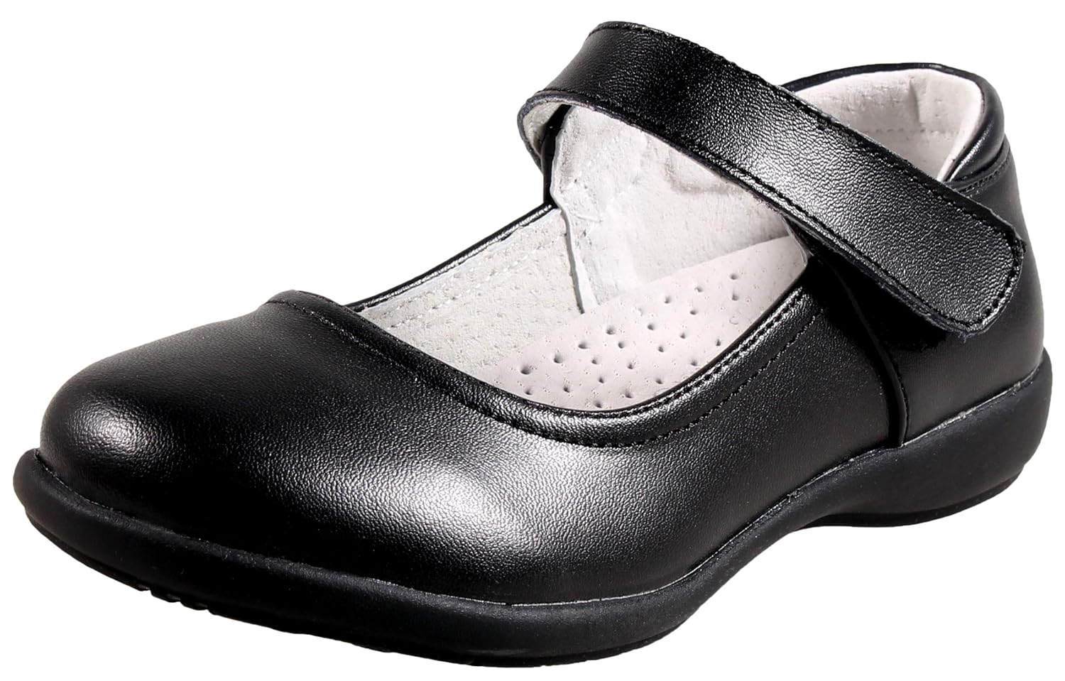 LIYZU Girls Leather Mary Jane School Uniform Shoes Toddler//Little Girl//Big Girl