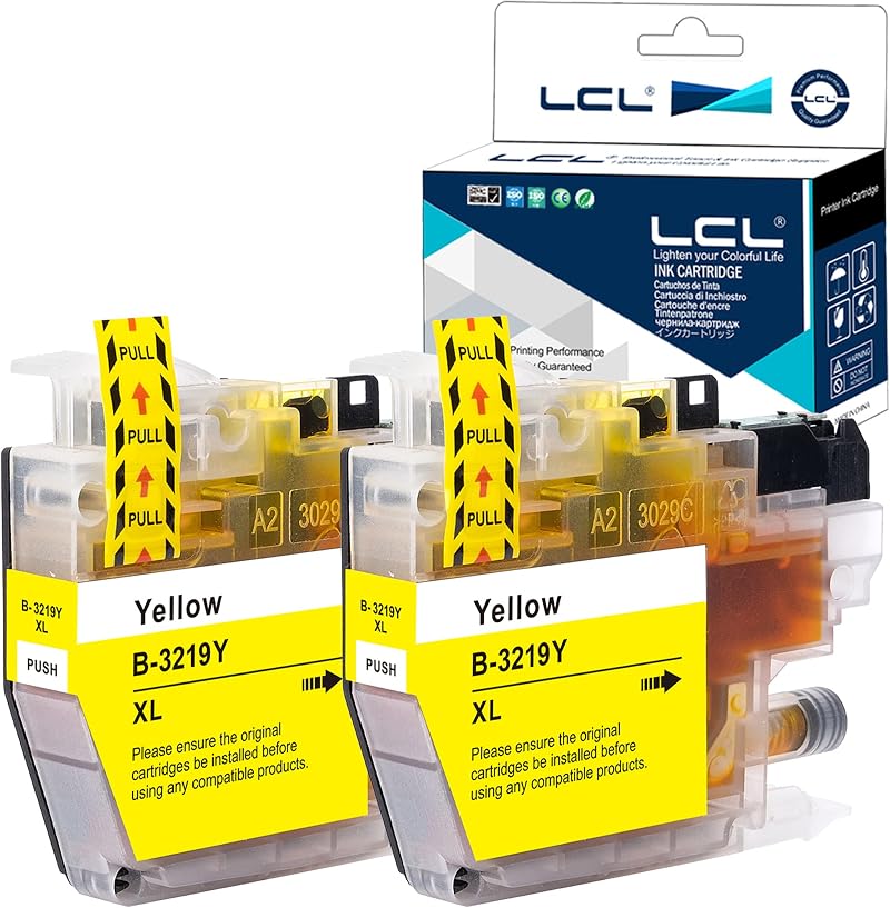 LCL LC3219XL Yellow High Yield Ink Cartridge for Brother MFC-J5330DW J5730DW