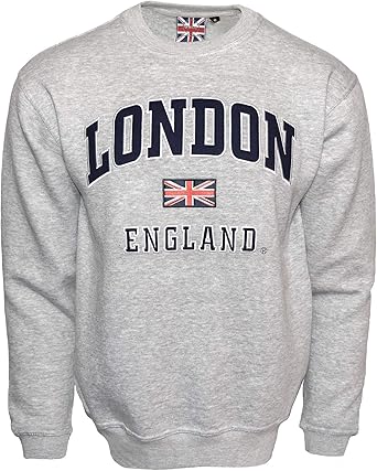 grey navy sweatshirt