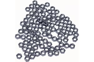 DMDZ HEYDAY M3 Carbon Steel Grade 8 Hexagon Hex Nut Black Carbon Steel 120pcs.