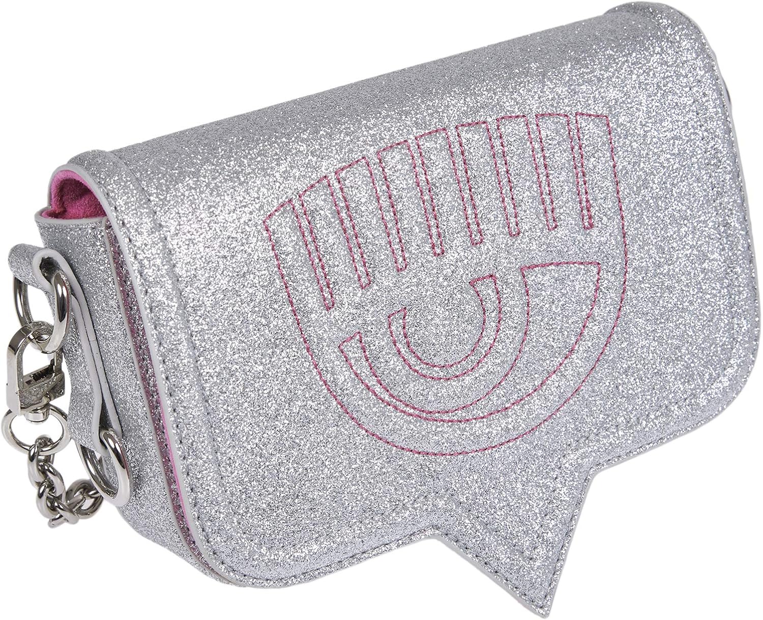Borse CHIARA FERRAGNI Borsa Grand Eyelike Argento Glitter farmaki.gr