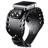 VIQIV Wide Cuff Bracelet Leather Band Compatible