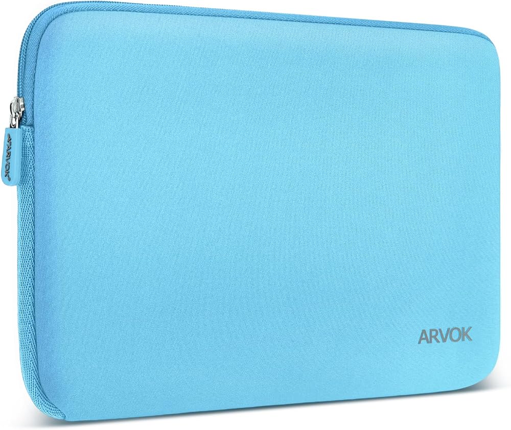 ARVOK Laptop Sleeve 13-14 Inch Water-Resistant Neoprene 13.5 x 9.5 cm